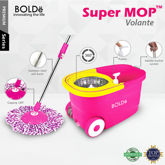 Bolde Super MOP Volante - Pink